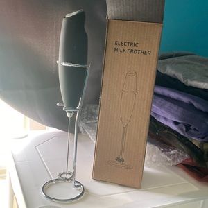 Electric milk Frother. Great for mixing drinks or powders into drinks.